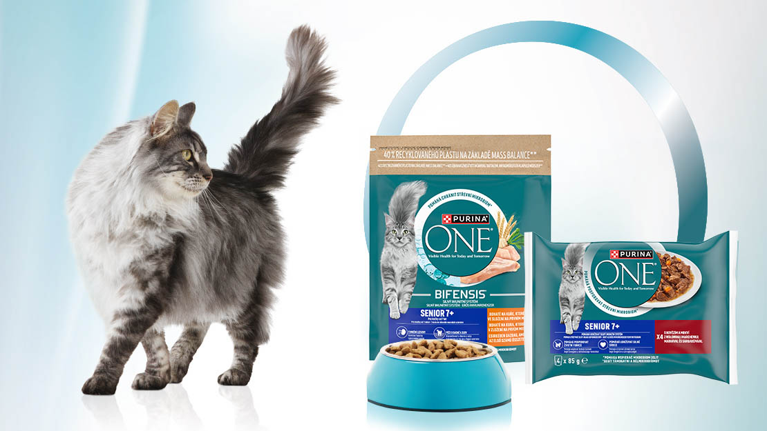PURINA ONE idős macska és eledel