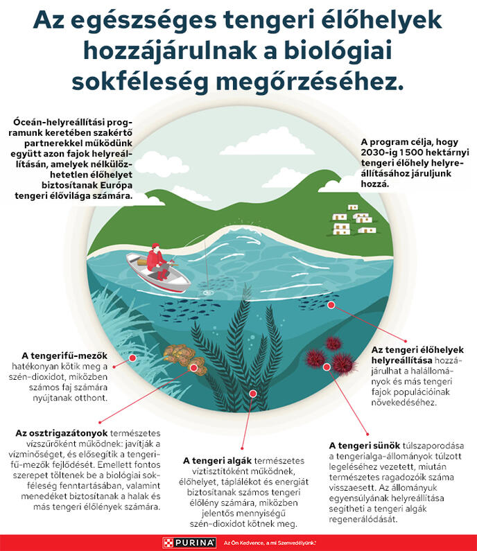 hozzájárulás biológiai sokféleség megőrzéséhez PURINA infografika