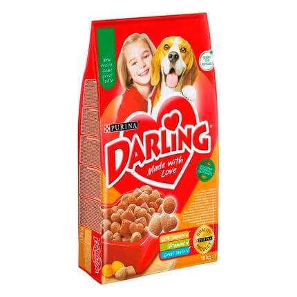 DARLING csirke és pulyka ízletes keverékével száraz kutyaeledel