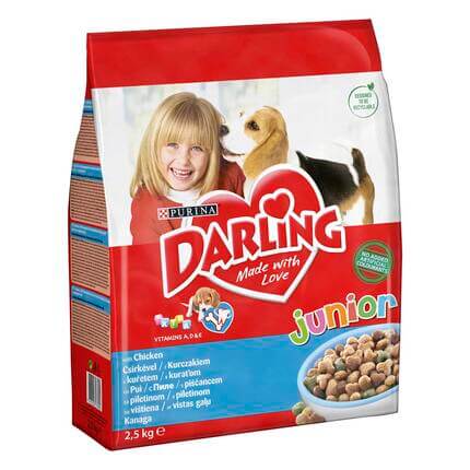 DARLING Junior csirkével száraz kutyaeledel
