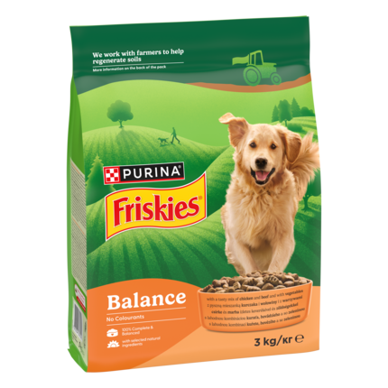 FRISKIES Balance csirkével száraz kutyaeledel termékfotó
