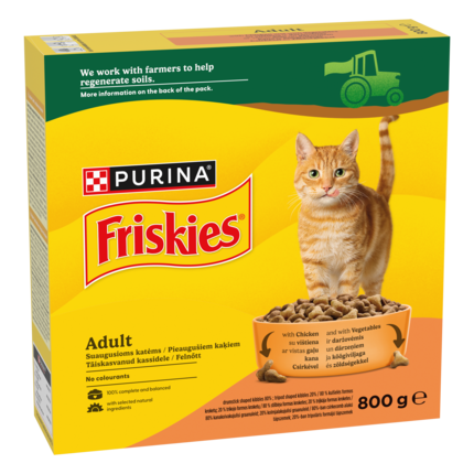 FRISKIES csirkével száraz macskaeledel termékfotó