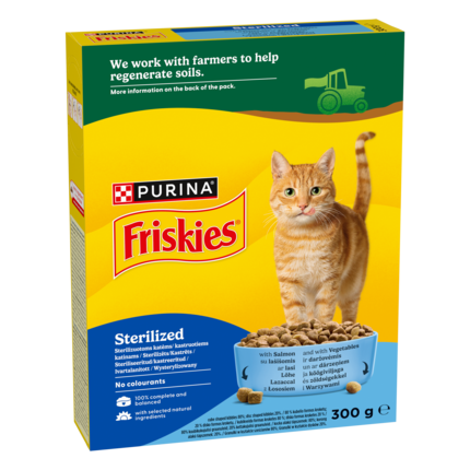 FRISKIES Steril száraz macskaeledel ivartalanított cicáknak