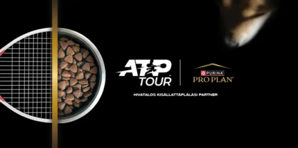 teniszütő kutyaeledel PRO PLAN ATP partnerség