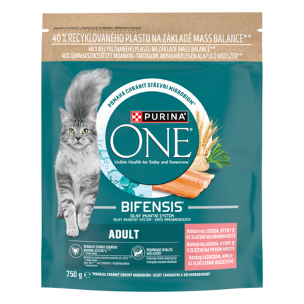 PURINA ONE lazacban gazdag macskaeledel termékfotó