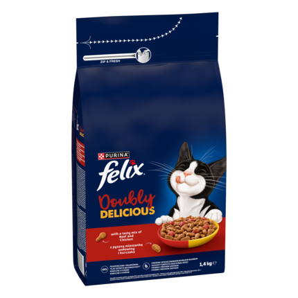 FELIX Doubly Delicious száraz macskaeledel termékfotó