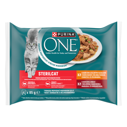 PURINA ONE Sterilcat nedves macskaeledel termékfotó