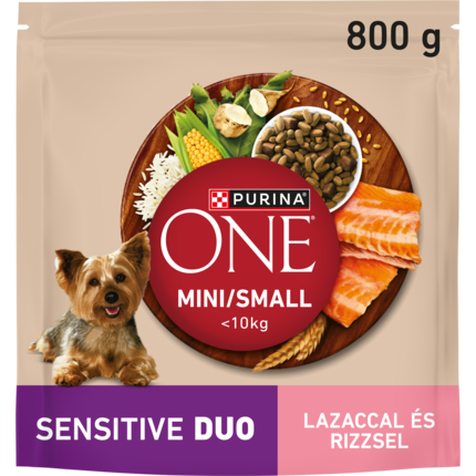 PURINA ONE Sensitive Duo száraz kutyaeledel