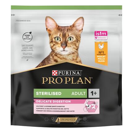 PRO PLAN Steril Delicate Digestion csirkében gazdag száraz macskaeledel