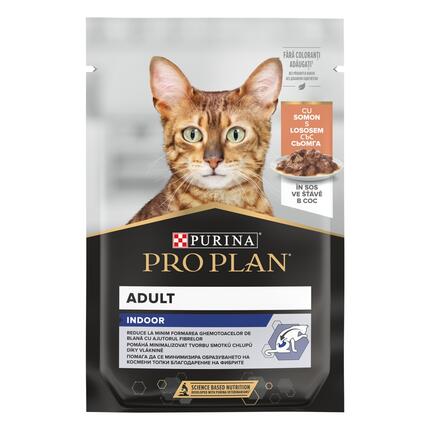 PRO PLAN Indoor lazaccal nedves macskaeledel szószban