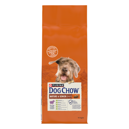 DOG CHOW száraz kutyaeledel báránnyal