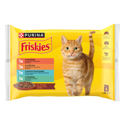 FRISKIES marha csirke nedves eledel termékfotó