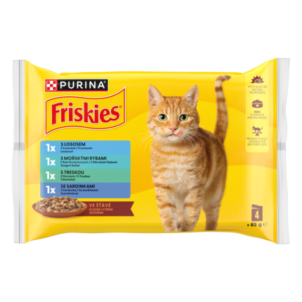 FRISKIES nedves eledel válogatás hallal