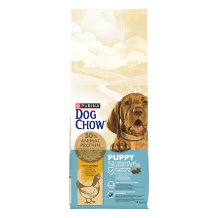 DOG CHOW száraz kölyökkutyaeledel csirkével termékfotó