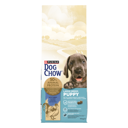 DOG CHOW nagytestű kölyökkutyaeledel termékfotó