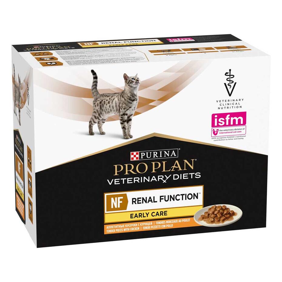 PRO PLAN VETERINARY DIETS NF Renal EARLY CARE csirkével nedves eledel korai stádiumú krónikus vesebetegségben szenvedő felnőt