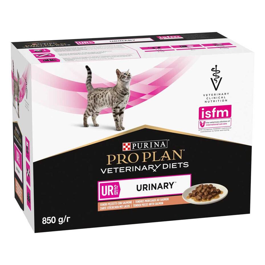 PRO PLAN VETERINARY DIETS UR ST/OX Urinary lazaccal alsó húgyúti problémákra nedves macskaeledel