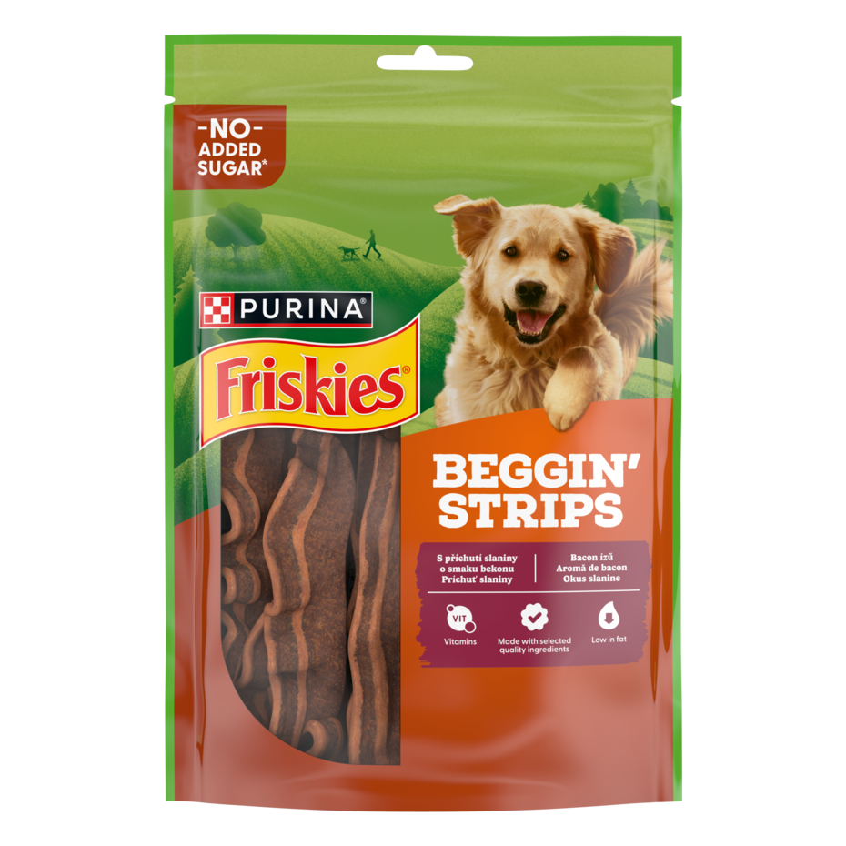 FRISKIES Beggin' Strips jutalomfalat kutyáknak termékfotó