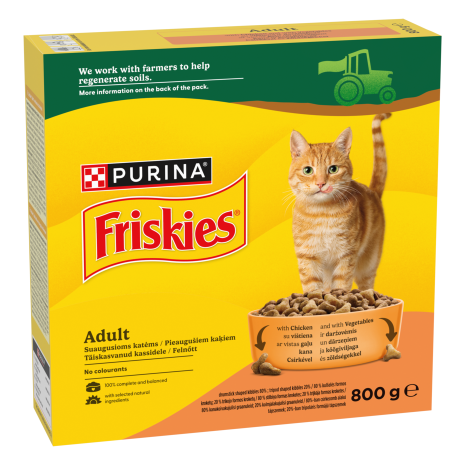 FRISKIES csirkével száraz macskaeledel termékfotó