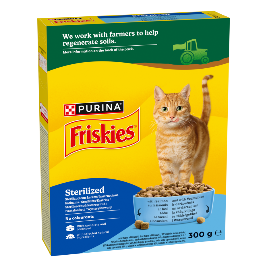 FRISKIES Steril száraz macskaeledel ivartalanított cicáknak