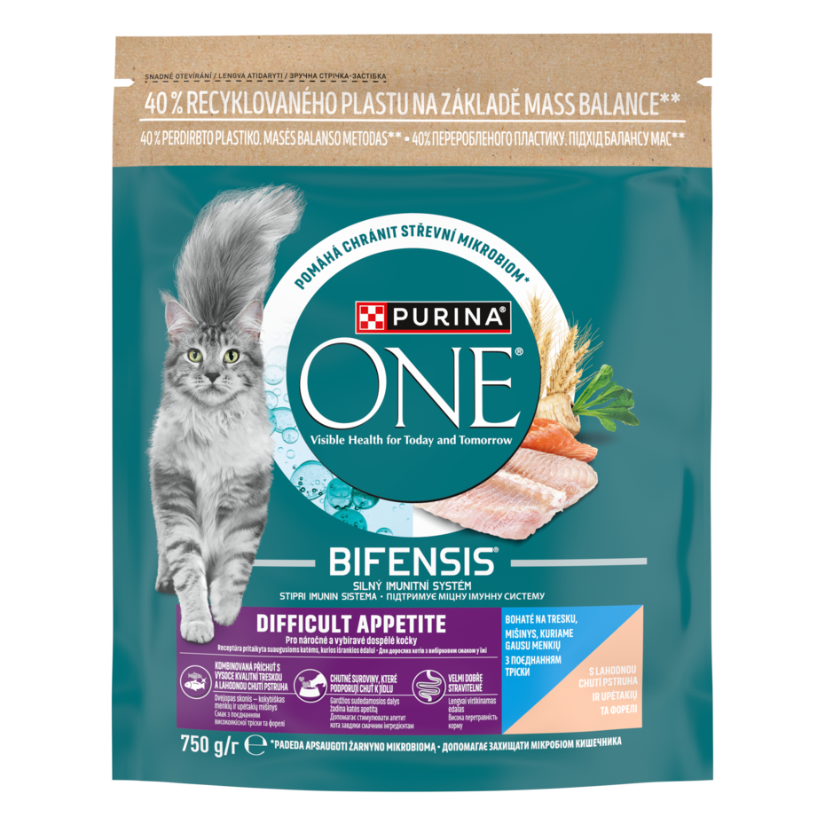 PURINA ONE Difficult Appetite száraz macskaeledel