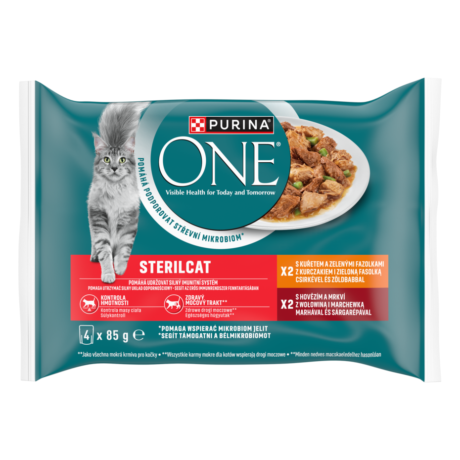 PURINA ONE Sterilcat nedves macskaeledel termékfotó