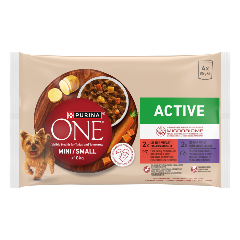 PURINA ONE nedves kutyaeledel kistestű kutyáknak