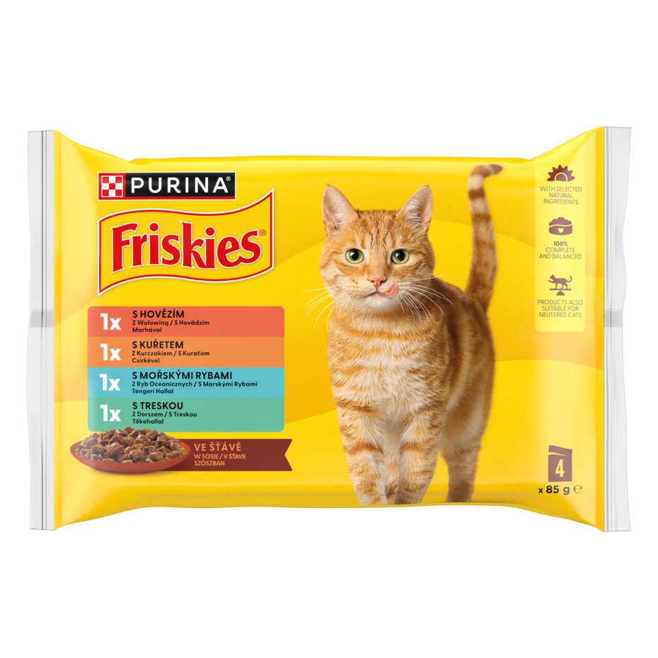 FRISKIES marha csirke nedves eledel termékfotó