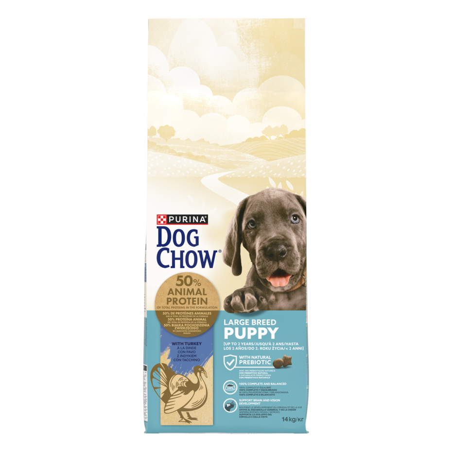 DOG CHOW nagytestű kölyökkutyaeledel termékfotó