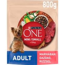 PURINA ONE Mini Adult marhában gazdag száraz eledel felnőtt kutyáknak