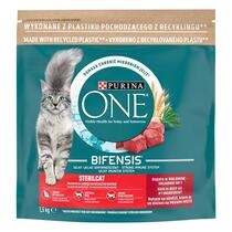 PURINA ONE Sterilcat marhában és búzában gazdag száraz eledel felnőtt macskáknak