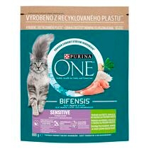 PURINA ONE Sensitive pulykában és rizsben gazdag száraz eledel felnőtt macskáknak