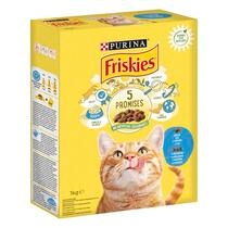 FRISKIES lazaccal és hozzáadott zöldségekkel száraz eledel felnőtt macskáknak