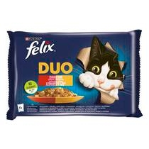 FELIX Fantastic Duo házias válogatás aszpikban nedves eledel felnőtt macskáknak