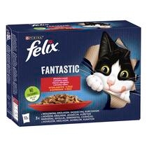 FELIX Fantastic házias válogatás aszpikban nedves eledel felnőtt macskáknak