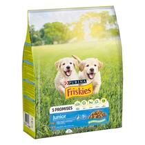 FRISKIES Junior csirkével, zöldségekkel és tejjel száraz eledel kölyökkutyáknak