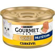 GOURMET Gold Pástétom csirkével nedves macskaeledel