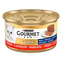 GOURMET Gold Pástétom marhával nedves macskaeledel
