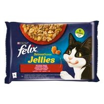 FELIX Sensations Jellies házias válogatás aszpikban nedves eledel felnőtt macskáknak