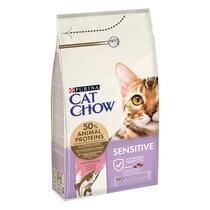 CAT CHOW Sensitive lazaccal száraz macskaeledel felnőtt macskáknak