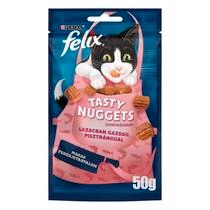 FELIX Tasty Nuggets macska jutalomfalat lazaccal és pisztránggal