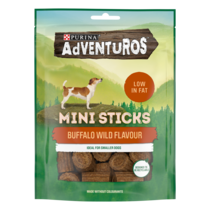 ADVENTUROS Mini Sticks jutalomfalat bölénnyel termékfotó