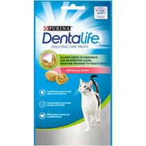 Dentalife macska fogápoló jutalomfalat lazaccal termékfotó
