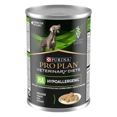 PRO PLAN VETERINARY DIETS HA Hypoallergen hipoallergén nedves kutyaeledel