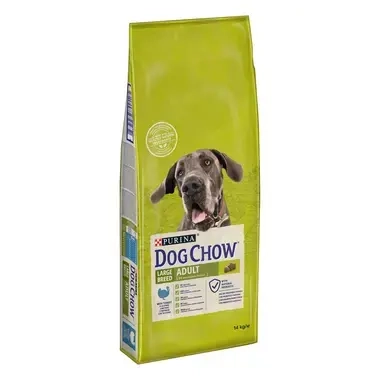DOG CHOW Large Breed Adult pulykával száraz eledel felnőtt kutyáknak