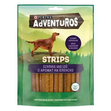 ADVENTUROS Strips kutya jutalomfalat szarvas termékfotó