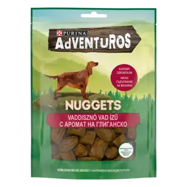 ADVENTUROS Nuggets kutya jutalomfalat vaddisznóval termékfotó