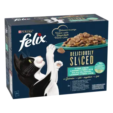 Felix Deliciously Sliced halas nedves macskaeledel