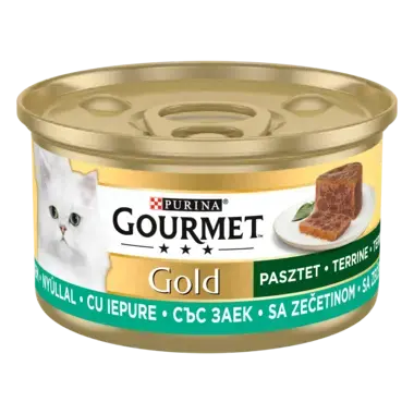 GOURMET GOLD nedves macskaeledel nyúllal termékfotó