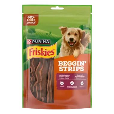 FRISKIES Beggin' Strips jutalomfalat kutyáknak termékfotó